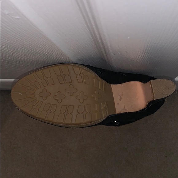 Tall Suede Boots with Heel - Picture 5 of 5